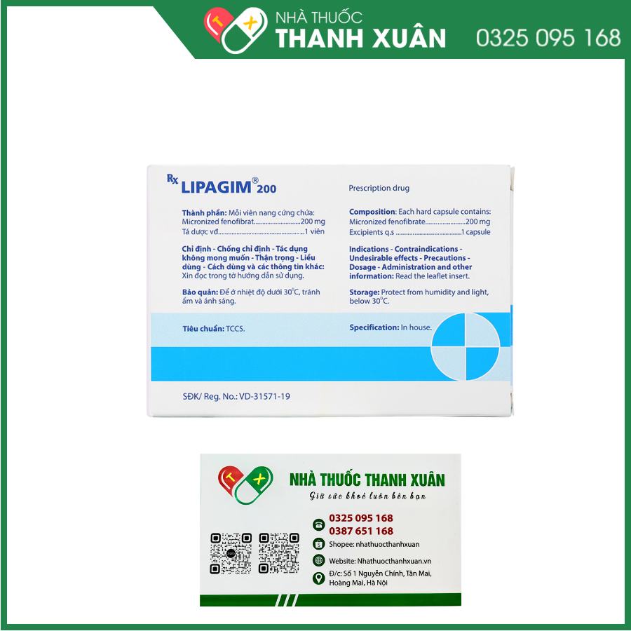 Lipagim 200 trị tăng mỡ máu như tăng Triglycerid, tăng Lipid hỗn hợp